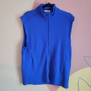 Ibex 100% Merino Wool Royal Blue Vest Large